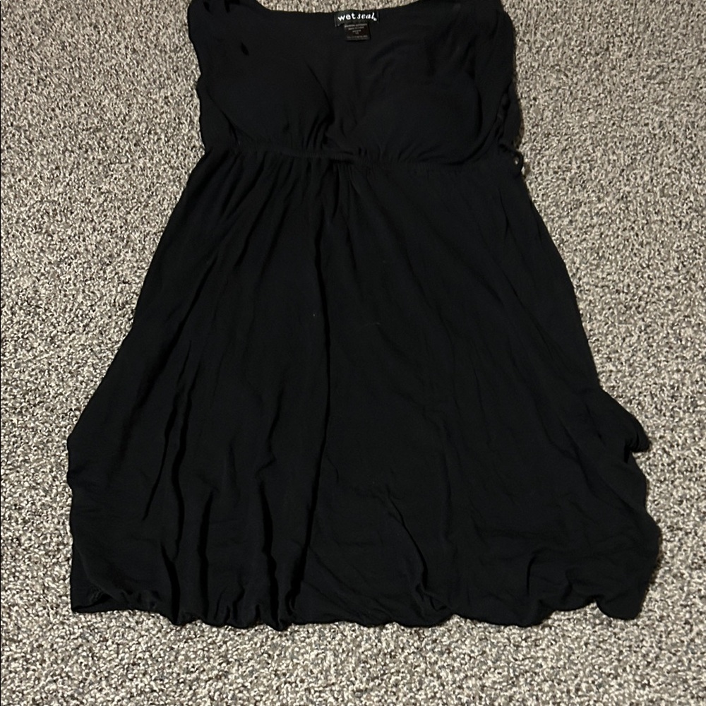 Wet Seal Strapless Black Dress